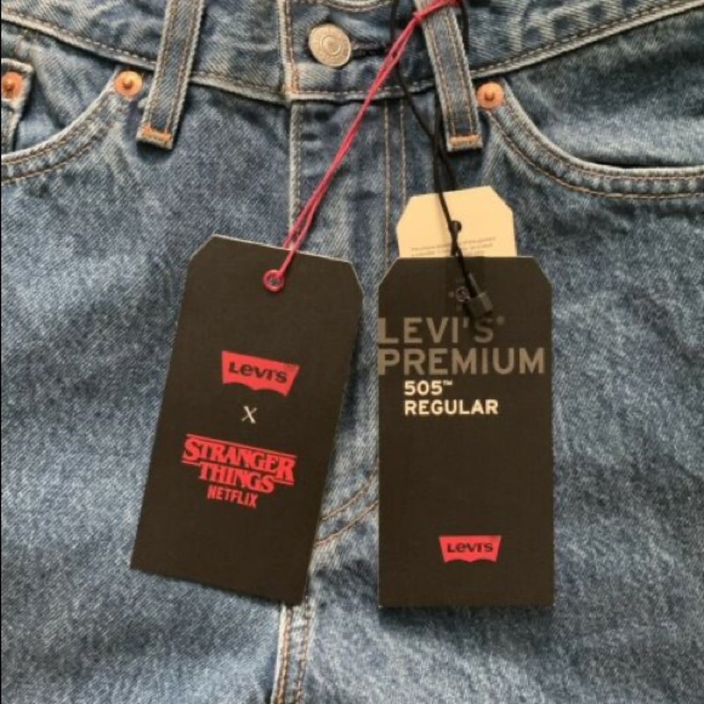 LE Stranger Things edition Levi’s 505 regular fit